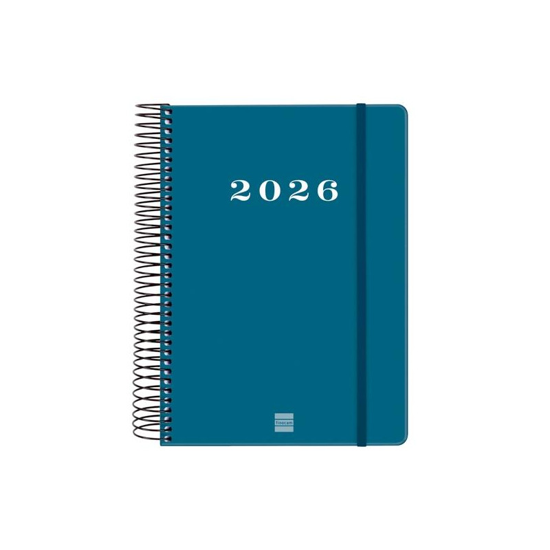 743521026 FINOCAM AGENDA ESPIRAL MY E10-155X212MM 1DP TAPA DURA AZUL 2026