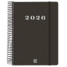 743526026 FINOCAM AGENDA ESPIRAL MY E10-155X212MM 1DP TAPA DURA NEGRO 2026