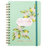 770300226 FINOCAM AGENDA ESPIRAL THE FLOWER JOURNAL E10-155X212MM SVH TAPA DURA VERDE 2026