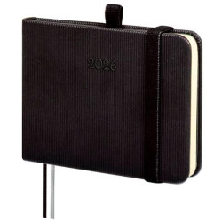 881706026 FINOCAM AGENDA MÍNIMAL TEXTURA M0-104X73MM SVV TAPA DURA NEGRO 2026