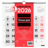780570026 FINOCAM CALENDARIO DE PARED NÚMEROS GRANDES 30X30-300X300MM MV NEUTRO 2026