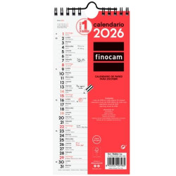 782060026 FINOCAM CALENDARIO DE PARED PARA ESCRIBIR LARGO S-110X235MM MV NEUTRO 2026
