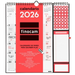 782120026 FINOCAM CALENDARIO DE PARED PLUS-215X325MM MV NEUTRO 2026