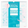 787005826 FINOCAM CALENDARIO DE PARED PARA ESCRIBIR 30X30-300X300MM MV CHIC TURQUESA 2026