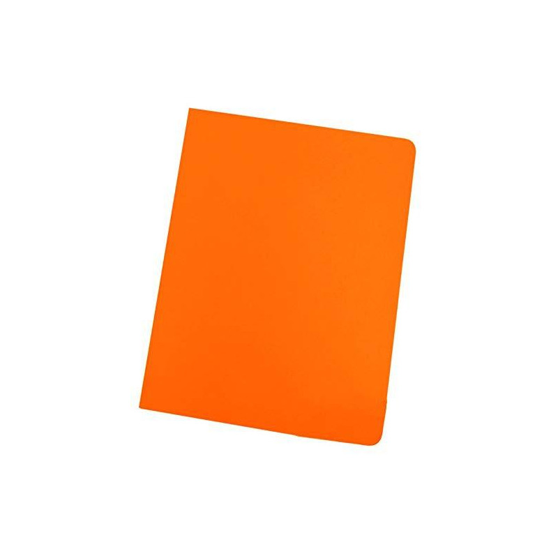 400040653 GIO SUBCARPETA SIMPLE CARTULINA NARANJA INTENSO FOLIO 250GR -50U-