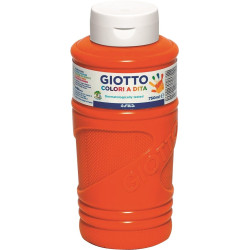 F472905 GIOTTO PINTURA DE DEDOS DE 750 ML COLOR NARANJA