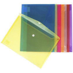 4872230 GRAFOPLÁS SOBRE VELCRO ECOPLÁS FOLIO POLIPROPILENO TRANSLÚCIDO AZUL