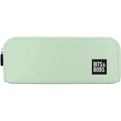 37547289 GRAFOPLÁS PORTATODO DE SILICONA BITS&BOBS VERDE PASTEL GLITTER