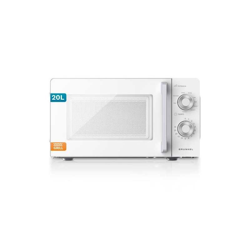 MWG-20MG GRUNKEL MICROONDAS CON GRILL 700W 20L BLANCO
