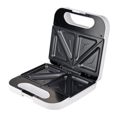 SAN-CCBL GRUNKEL SANDWICHERA DOBLE 750W CON CORTE TRIANGULAR BLANCO