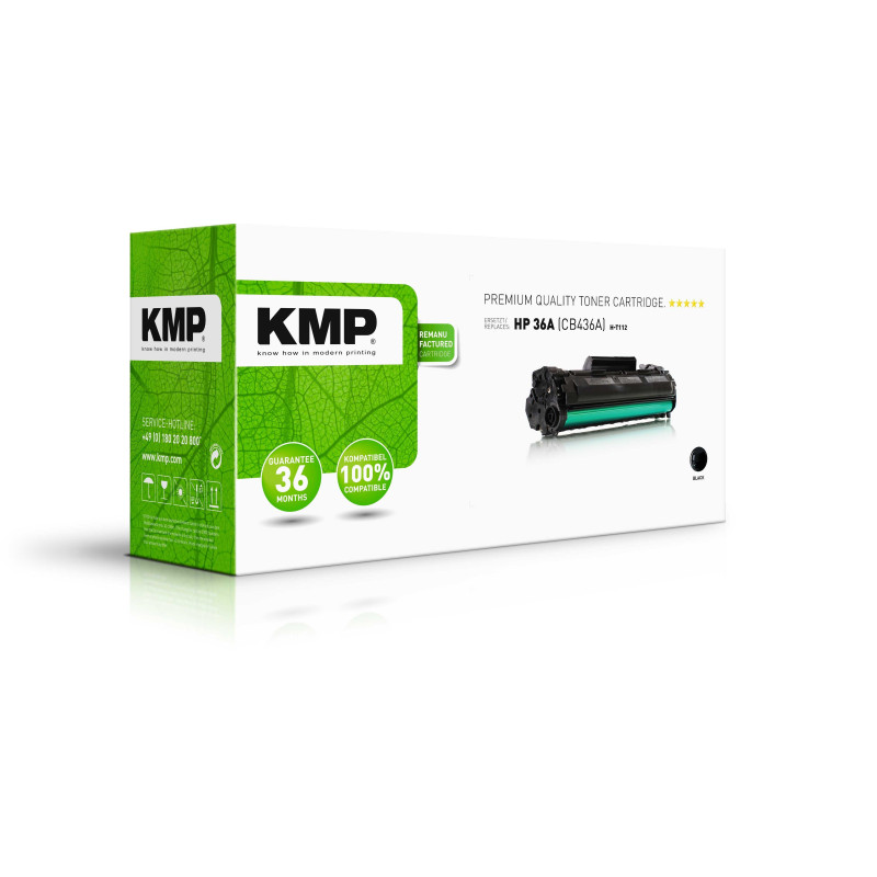 CB436A TONER KMP NEGRO LASERJET P 1505 1505N M1522N M1522NF M1120 M1120N - 36A
