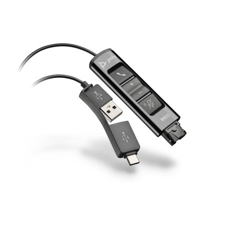 218266-01/786C6AA HP POLY ADAPTADOR PARA AURICULARES DA75 QD A PC