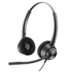 77T26AA HP POLY AURICULARES DE DIADEMA BIAURAL C/ MICRÓFONO QD ENCOREPRO 320 NEGRO