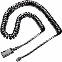 784S0AA HP POLY CABLE RIZADO NEGRO PARA TELÉFONOS FIJOS - U10P-S