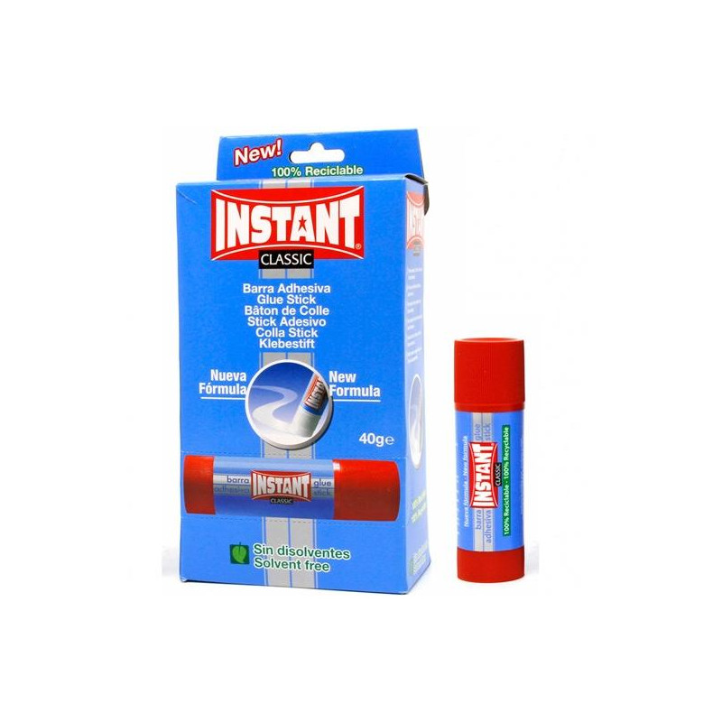 13001 INSTANT PEGAMENTO EN BARRA CLASSIC 40GR SIN DISOLVENTES