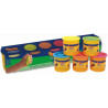 405 JOVI PLASTILINA BOTE 110GR SOFT DOUGH BLANDIVER COLORES SURTIDOS ESTUCHE 5 UD