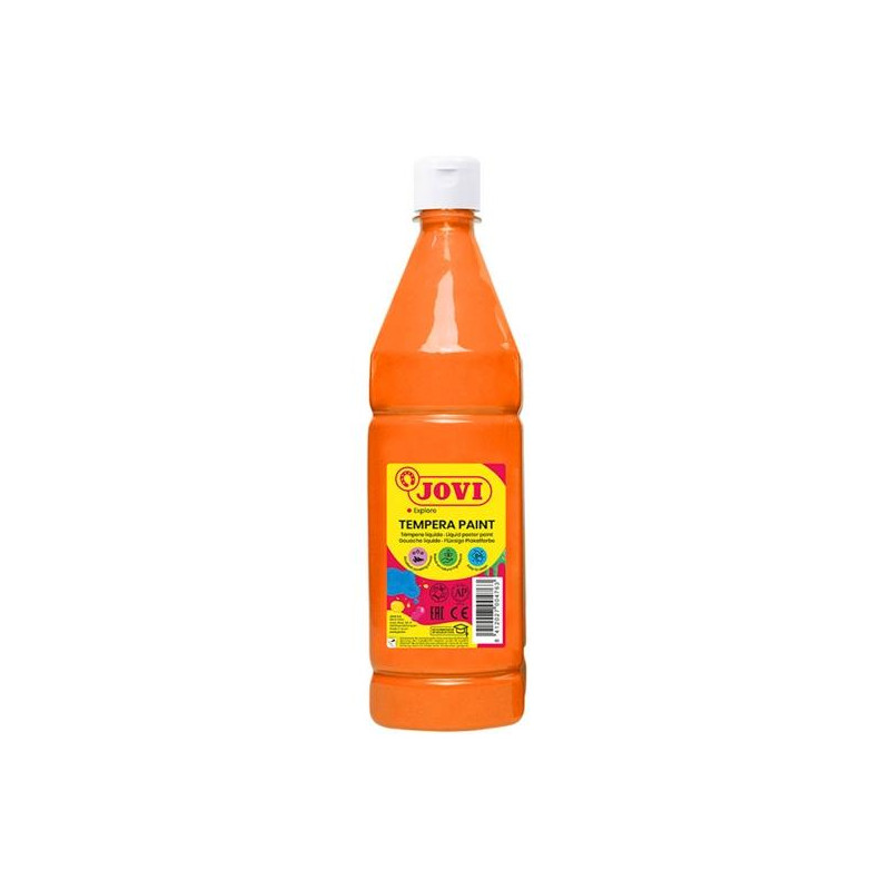 51106 JOVI TÉMPERA LÍQUIDA PAINT NARANJA BOTELLA 1000ML