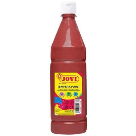 51112 JOVI TÉMPERA LÍQUIDA PAINT MARRÓN BOTELLA 1000ML