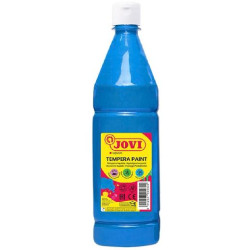 51121 JOVI TÉMPERA LÍQUIDA PAINT AZUL CYAN BOTELLA 1000ML