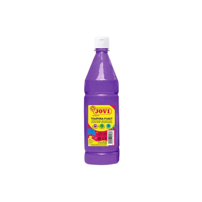 51123 JOVI TÉMPERA LÍQUIDA PAINT VIOLETA BOTELLA 1000ML