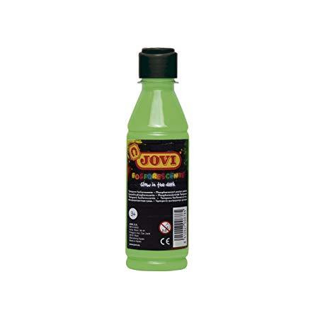 51917 JOVI TÉMPERA FOSFORESCENTE VERDE BOTELLA DE 250ML