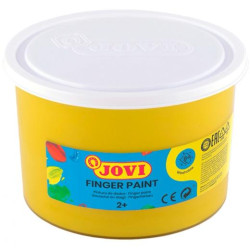 56103 JOVI PINTURA DE DEDOS FINGER PAINT BOTE 500ML UNICOLOR AMARILLO