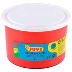 56107 JOVI PINTURA DE DEDOS FINGER PAINT BOTE 500ML UNICOLOR BERMELLÓN