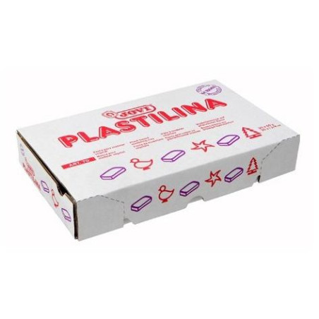 7002 JOVI PLASTILINA SCHOOL PASTILLA 50GR AMARILLO CAJA 30 UD