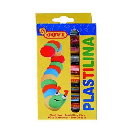 90/10 JOVI PLASTILINA BARRA 15GR COLORES SURTIDOS ESTUCHE 10 UD