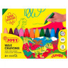 980/12 JOVI CERAS WAX CRAYONS JUMBO COLORES SURTIDOS ESTUCHE 12 UD
