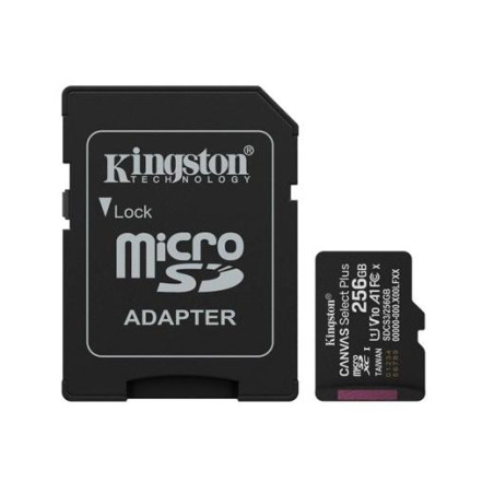 SDCS3/256GB KINGSTON TARJETA DE MEMORIA MICRO SDXC CANVAS SELECT PLUS 256GB C/ADAPTADOR
