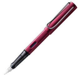 1221733 LAMY PLUMA ESTILOGRÁFICA AL-STAR ALUMINIO LIGERO CARTUCHO TINTA AZUL PUNTA M BLACK PURPLE