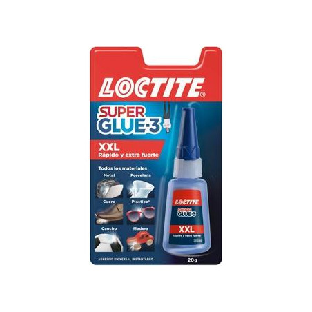 2586797/2599803 LOCTITE SUPER GLUE-3 ADHESIVO INSTANTÁNEO XXL 20GR