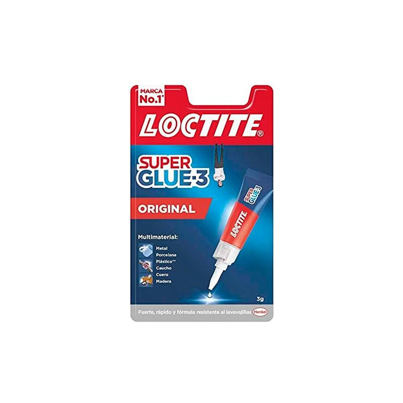 2640968 LOCTITE SUPER GLUE-3 ADHESIVO INSTANTÁNEO ORIGINAL 3GR
