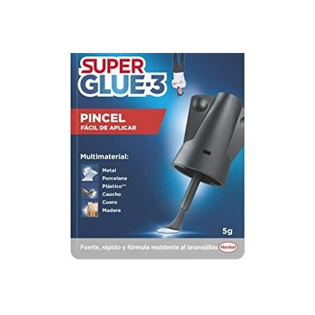 2640969/2046283/2640 LOCTITE SUPER GLUE-3 ADHESIVO INSTANTÁNEO PINCEL 5GR