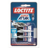 9000100828239 LOCTITE SUPER ATTAK ADHESIVO INSTANTÁNEO MINI TRIO 3X1GR