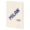 57242G48BG MILAN LIBRETA ENCOLADA A4 48H PAPEL 95GR  1 LÍNEA 7MM SERIE 1918 BEIGE