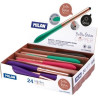 176593924 MILAN BOLÍGRAFO STYLUS COPPER CON PUNTERO AZUL 4 COLORES SURTIDOS EXPOSITOR -24U-