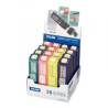 4702116 MILAN AFILABORRA STICK COLORES SURTIDOS PASTEL CAJA EXPOSITORA 16 UD
