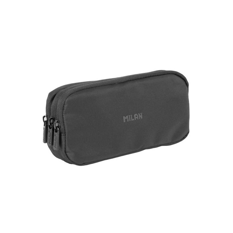 081135DW MILAN PORTATODO 3 CREMALLERAS SERIE SHADOW NEGRO