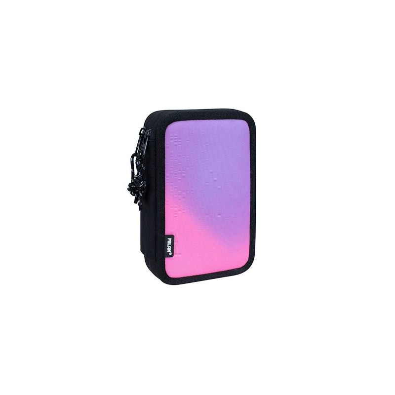 081264SNK1P MILAN PLUMIER 2 PISOS C/CONTENIDO SUNSET NEGRO/ROSA