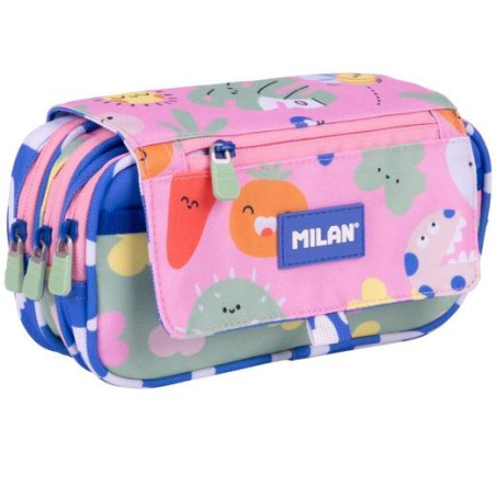 08149GG MILAN PORTATODO 4 CREMALLERAS CON SOLAPA SERIE ESPECIAL GREEN & GROW