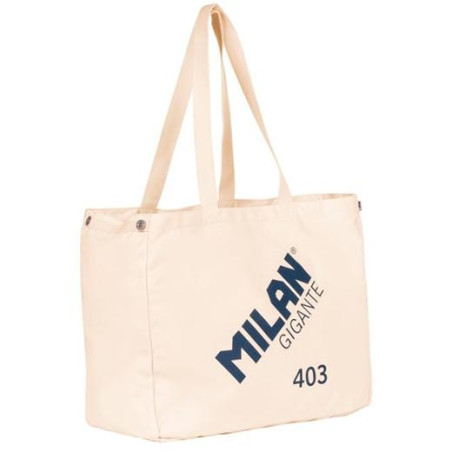 62102G403BG MILAN TOTE BAG GRANDE SINCE 1918 BEIGE