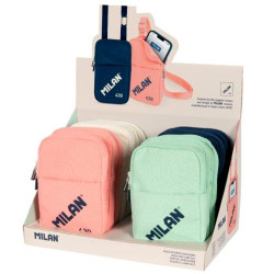 62103SNCD12 MILAN BOLSO PEQUEÑO BANDOLERA SINCE 1918 EXPOSITOR 12 UD C/SURTIDOS