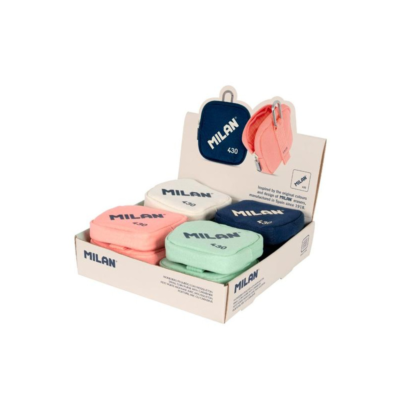 62104SNCD12 MILAN MONEDERO PEQUEÑO SINCE 1918 EXPOSITOR 12 UD C/SURTIDOS