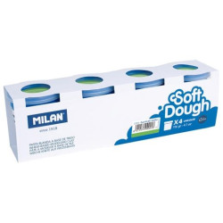 9135116004 MILAN PASTA BLANDA SOFT DOUGH BOTE 116GR VERDE CAJA 4 UD