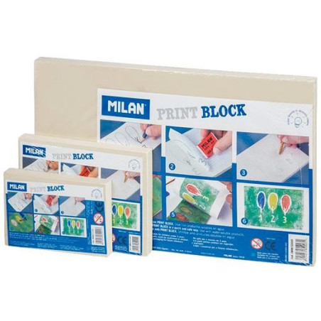 GMM153009 MILAN PLANCHA DE GRABADO PRINT BLOCK GRANDE 15X30X0