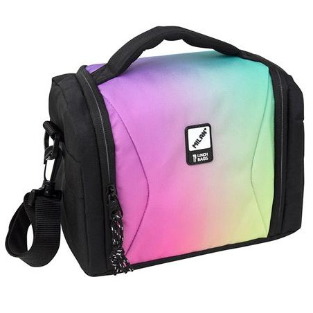 08808SNK1 MILAN BOLSA ISOTÉRMICA PORTA ALIMENTOS GRAN CAPACIDAD 5L SUNSET NEGRO