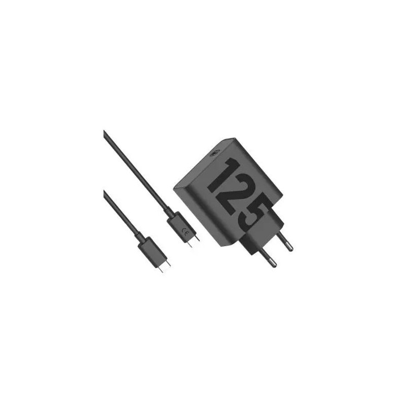 SIMC1252 MOTOROLA CARGADOR PARED CON CABLE USB-C TURBO POWER GAN 125W DUAL