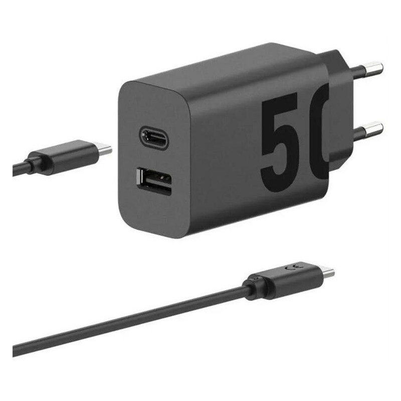 SJMC502 MOTOROLA CARGADOR PARED CON CABLE USB-C TURBO POWER 50W